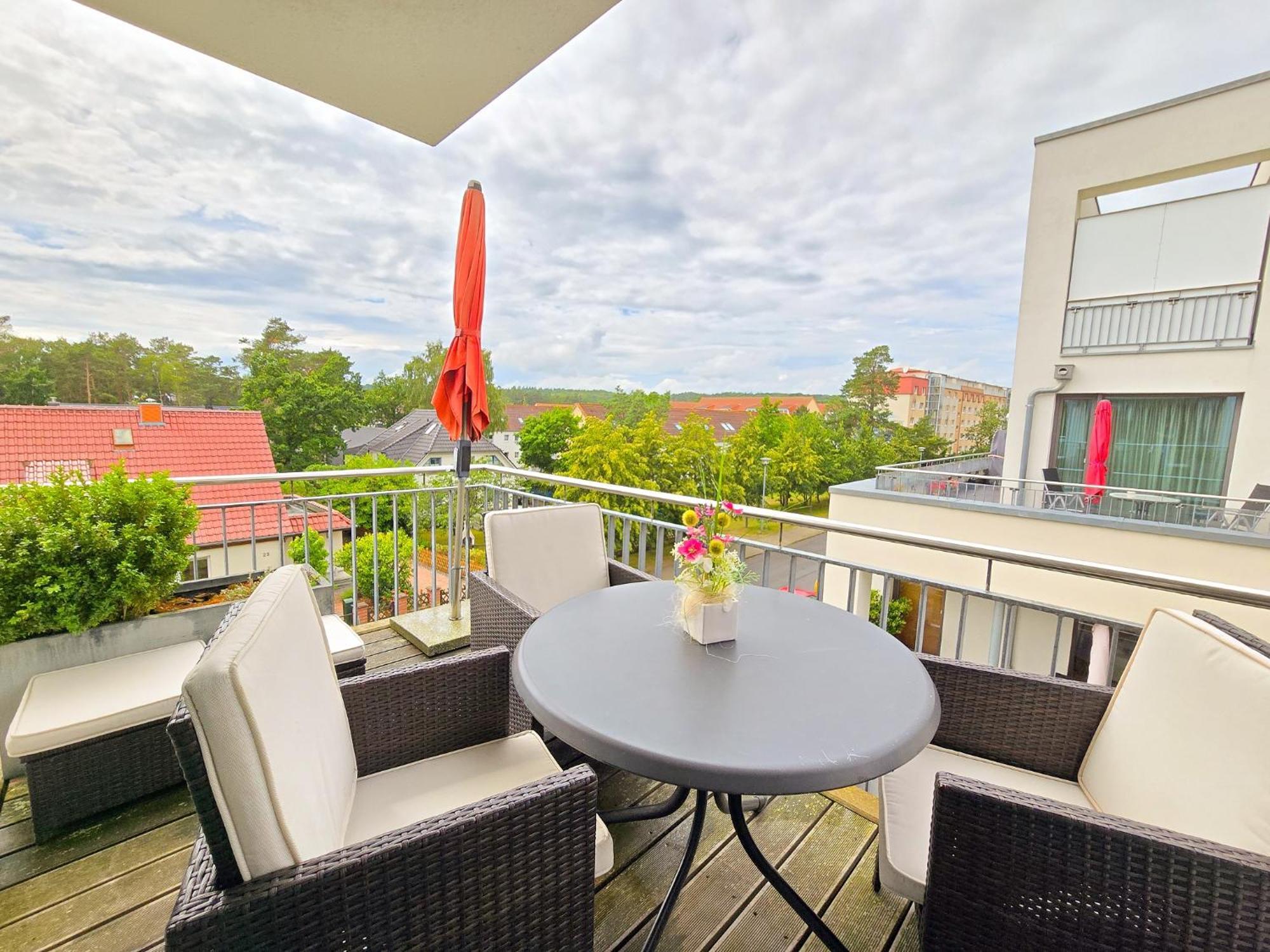 Strandvillen Binz - Ferienwohnung Mit 1 Schlafzimmer Und Balkon Dr-421 外观 照片